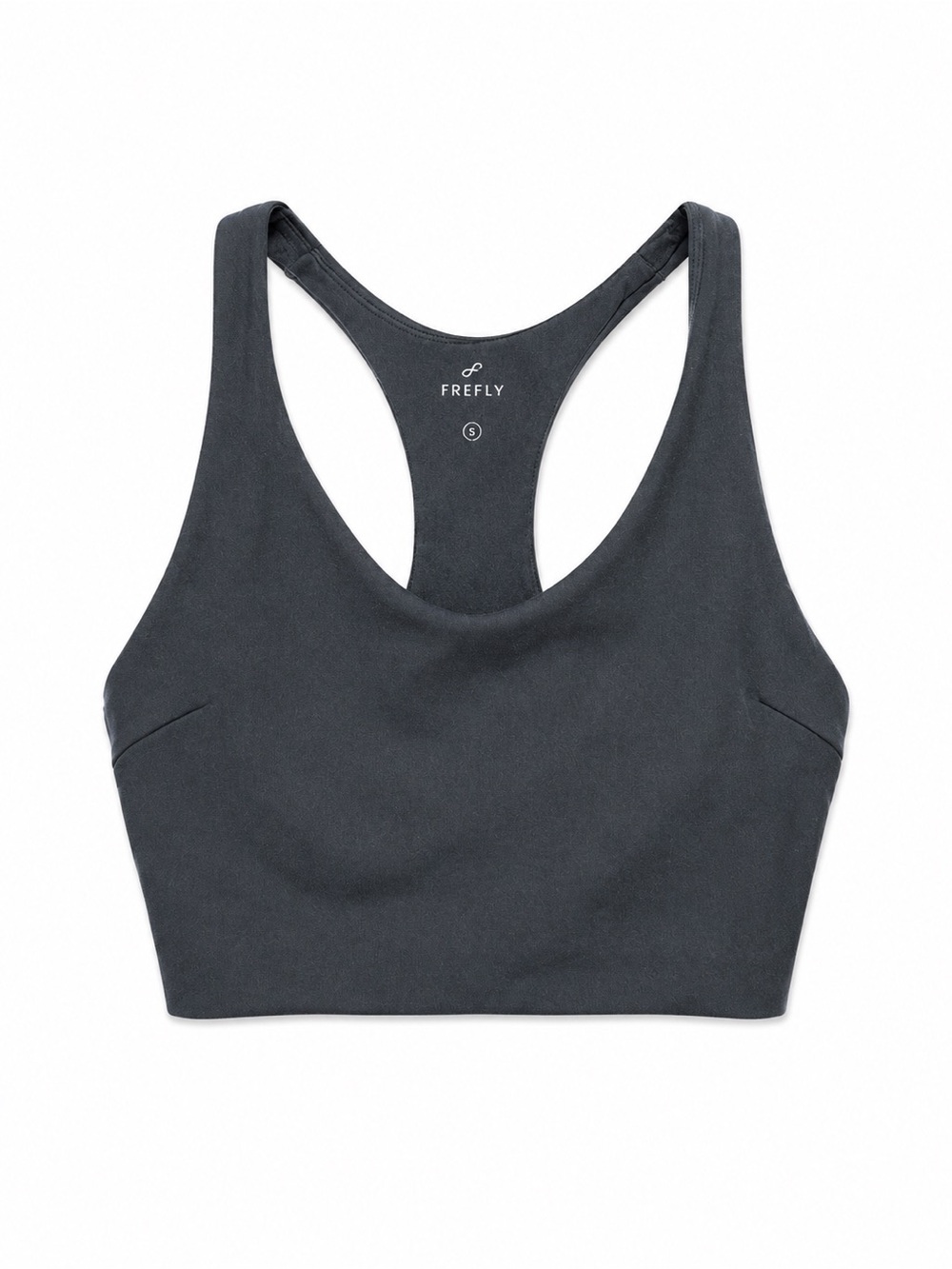 Freely Black Longline Racerback Sports Bra